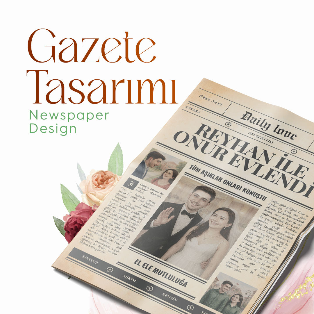 Nostaljik Gazete Tasarımı